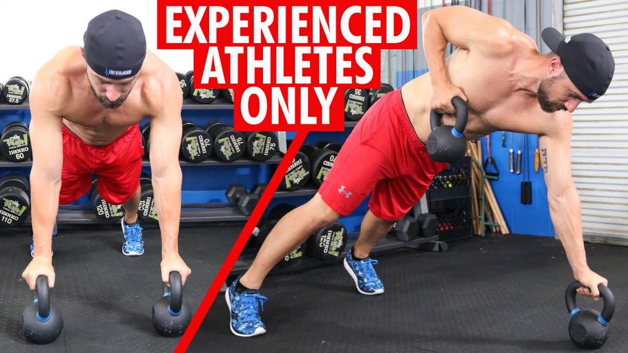 Renegade Rows with Kettlebells for Stronger Wrists & Arms
