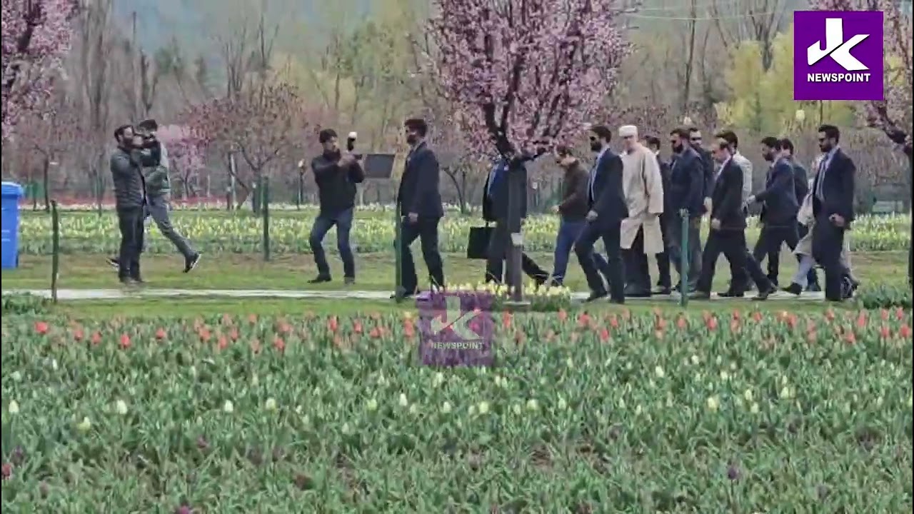 CM Omar Abdullah throws open Asia's largest Tulip Garden in Srinagar