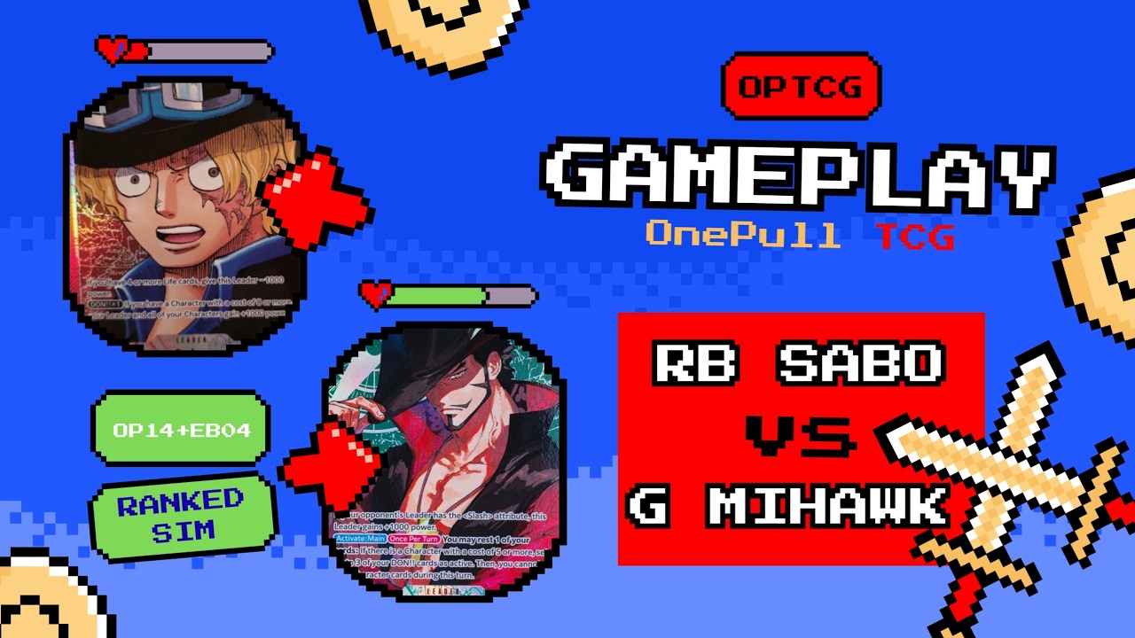 (OP14 + EB04) SABO vs MIHAWK 2 - Ranked Gameplay (Match 4/5)