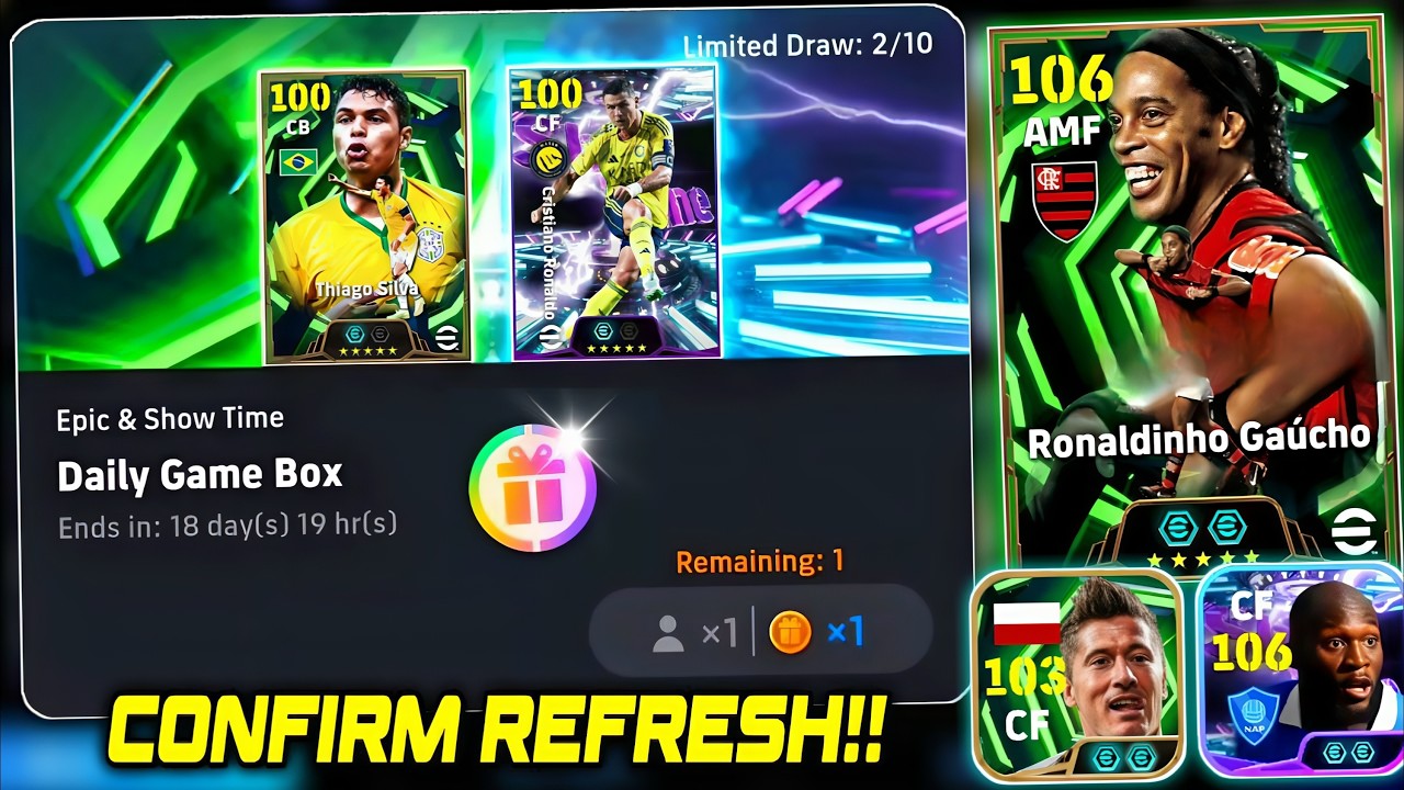 Daily Game New Lap Rewards 🤩🔥 New Update v5.4.0, New Campaign, New Manager Packs | eFootball 2026