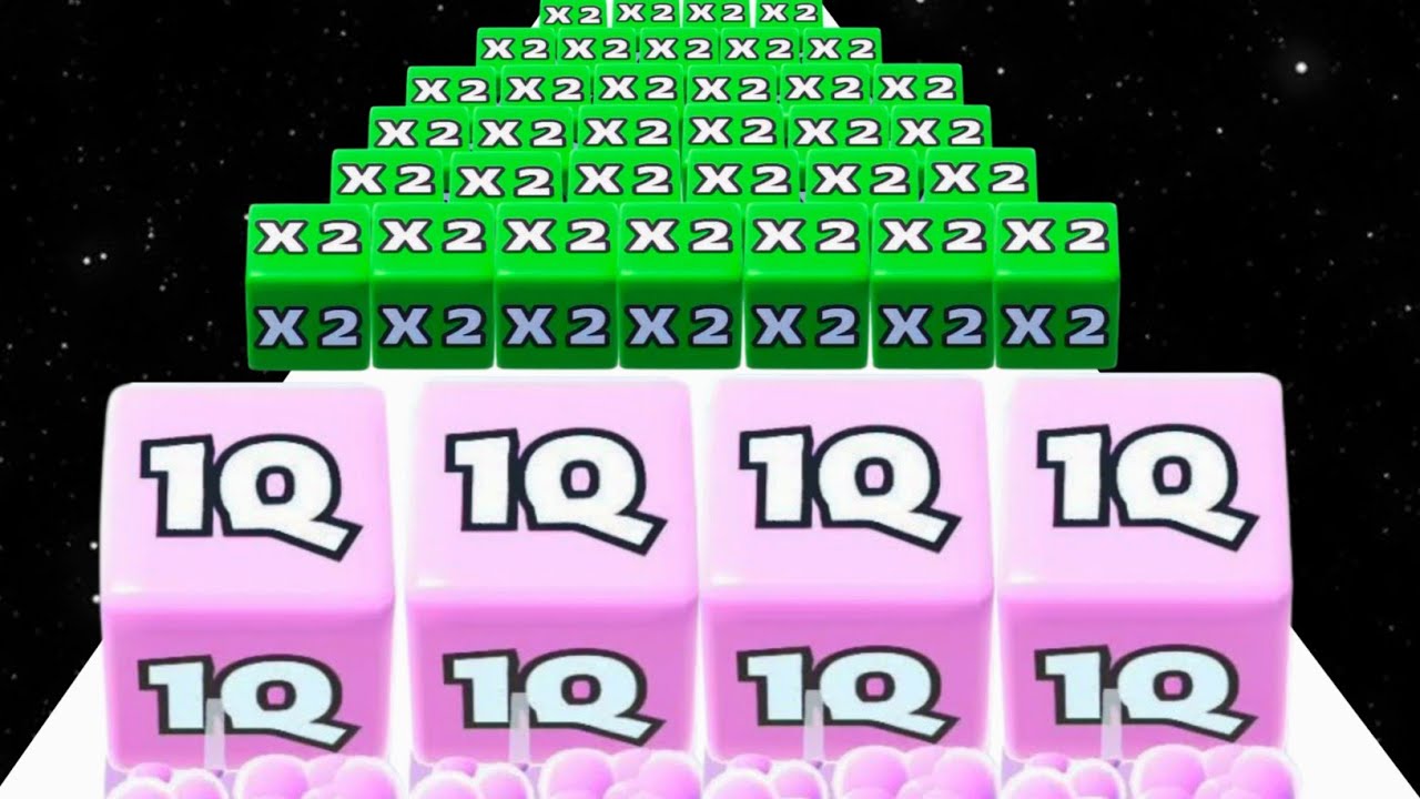 Jelly Run 2048 vs Toy Spring - All Level Gameplay (NOOB vs PRO vs HACKER) 