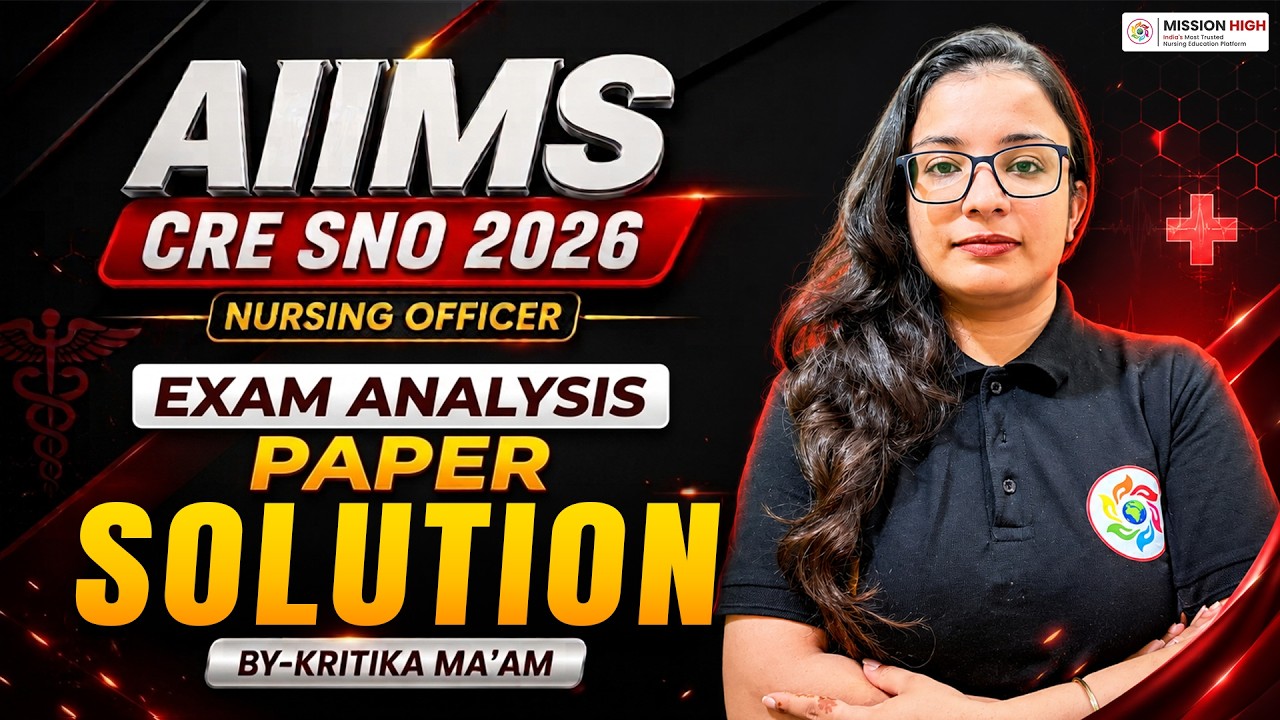 AIIMS CRE SNO 2026 Paper Solution | Complete Paper Discussion | By Kritika Ma&rsquo;am #aiimscre5