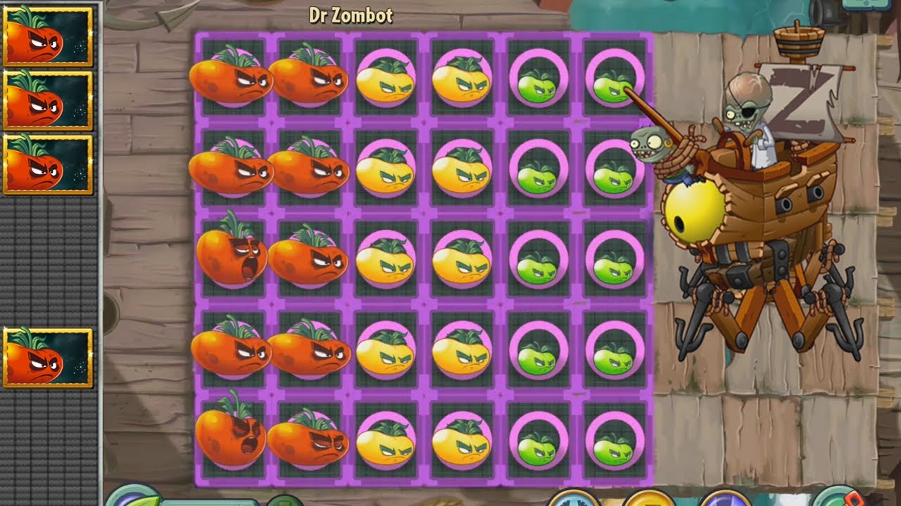Plants vs Zombies 2 Hack - Tomatefinitivo vs Los Zombots