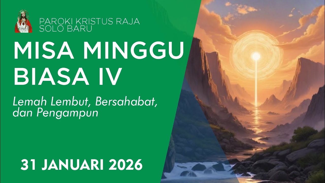 Misa Minggu Biasa IV LIVE 
