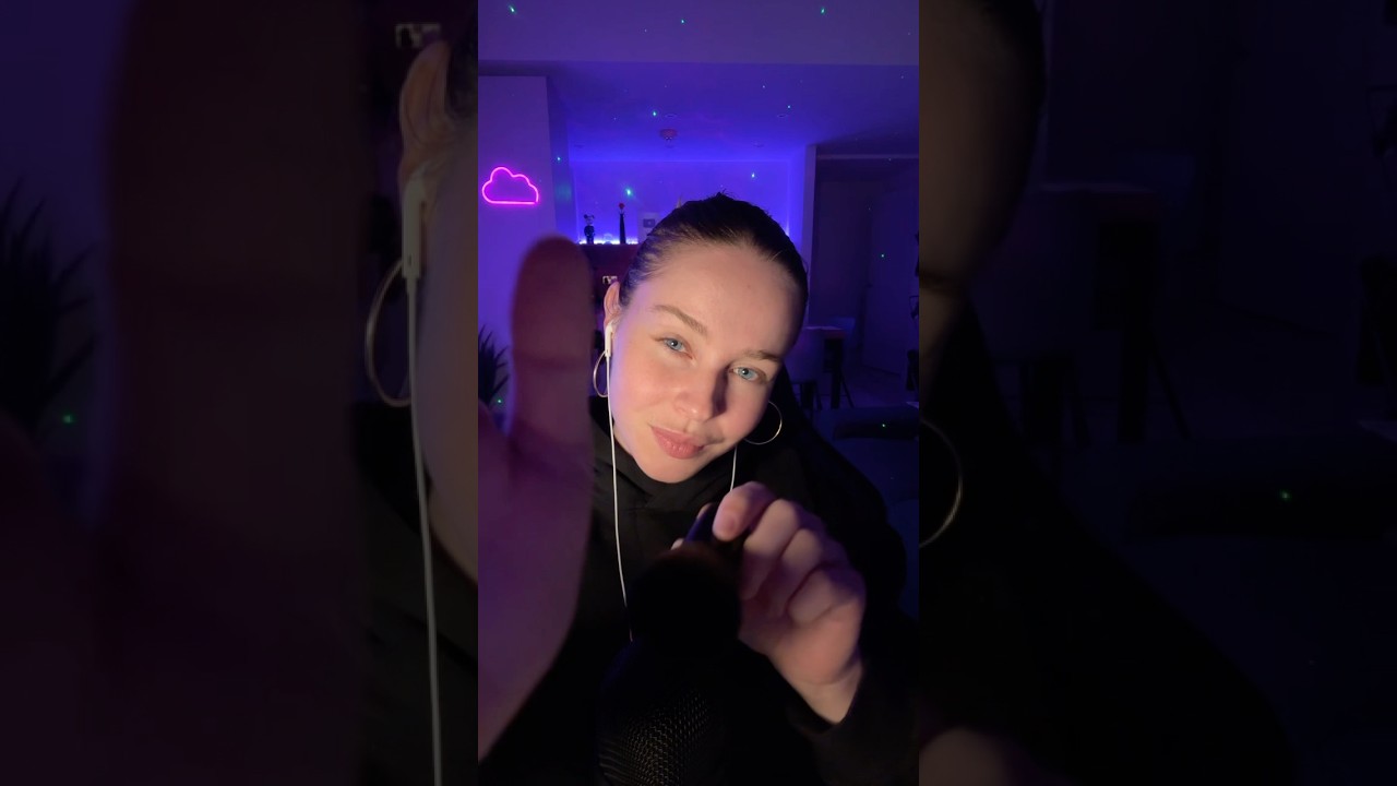 3mins of mic brushing ASMR for DEEP sleep😴 #asmrmicbrushing#asmrforsleep#asmrfacetouching#asmr