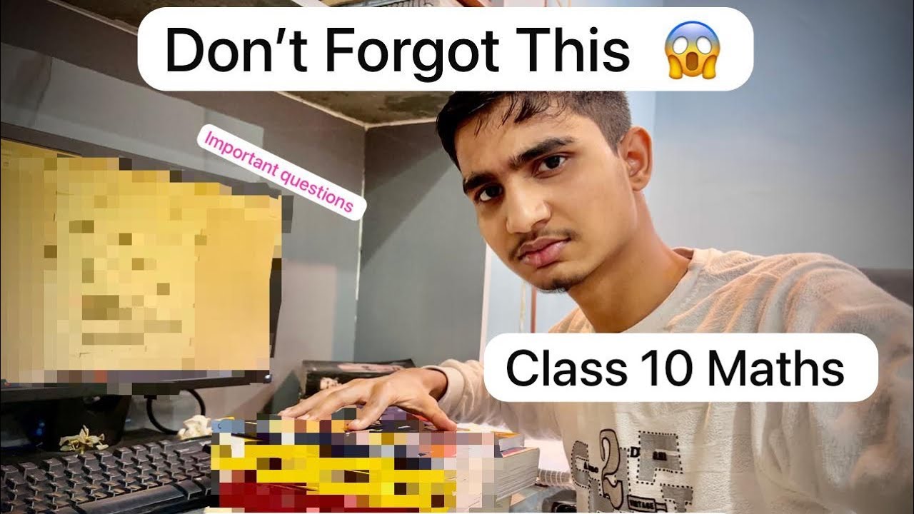Class 10 Maths 🔥 | Most Repeated Questions #maths #class10 #Boards #importantquestions 