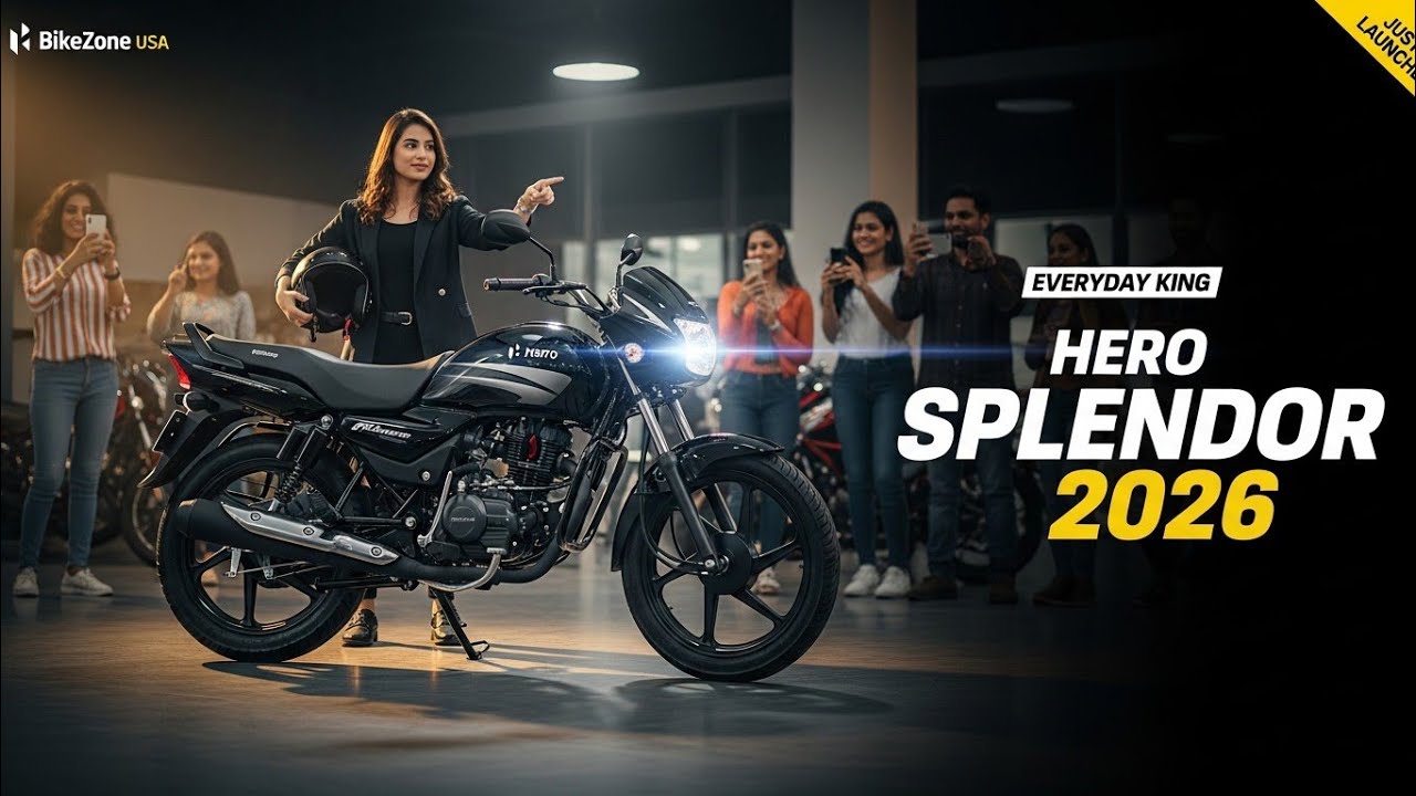 Hero Splendor 2026 🔥 India’s Most Trusted Bike is Back! | BikeZone USA