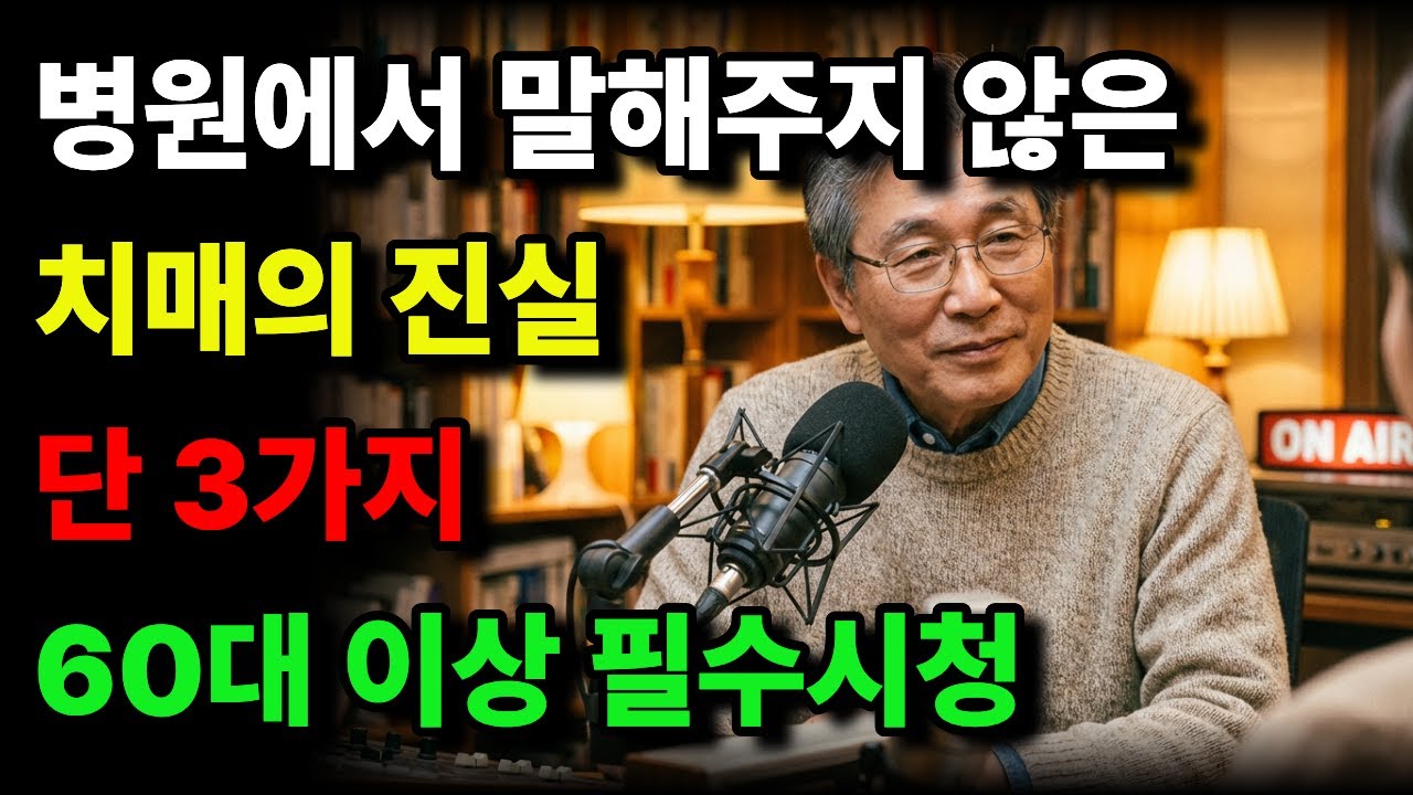 치매를 부르는 위험한 습관 5가지 | 이 루틴을 통해 지금부터 바꿀 수 있습니다 | 60대 이상 필수시청! | 시니어 건강 | 오디오북