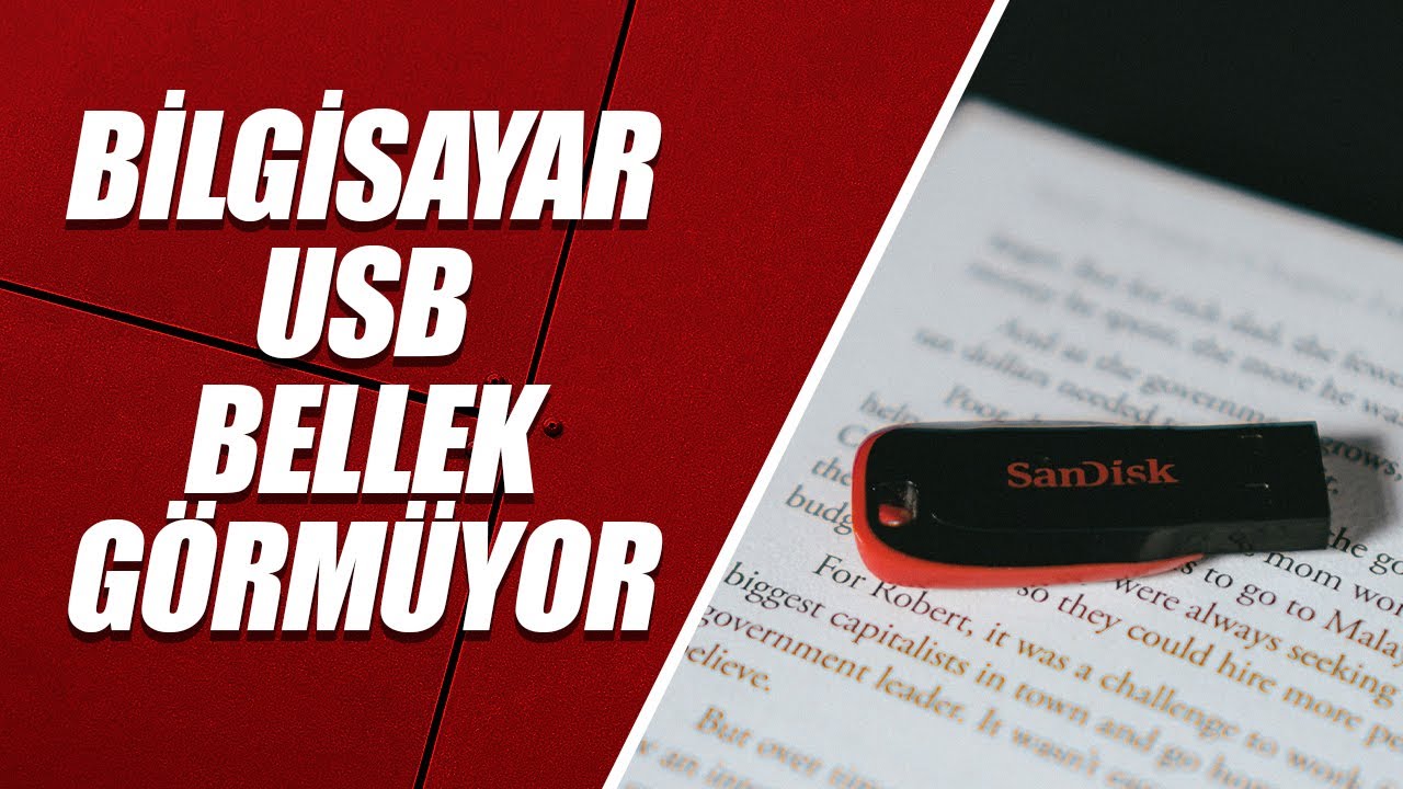 BİLGİSAYAR USB BELLEK G&Ouml;RM&Uuml;YOR &ndash; &Ccedil;&Ouml;Z&Uuml;M!