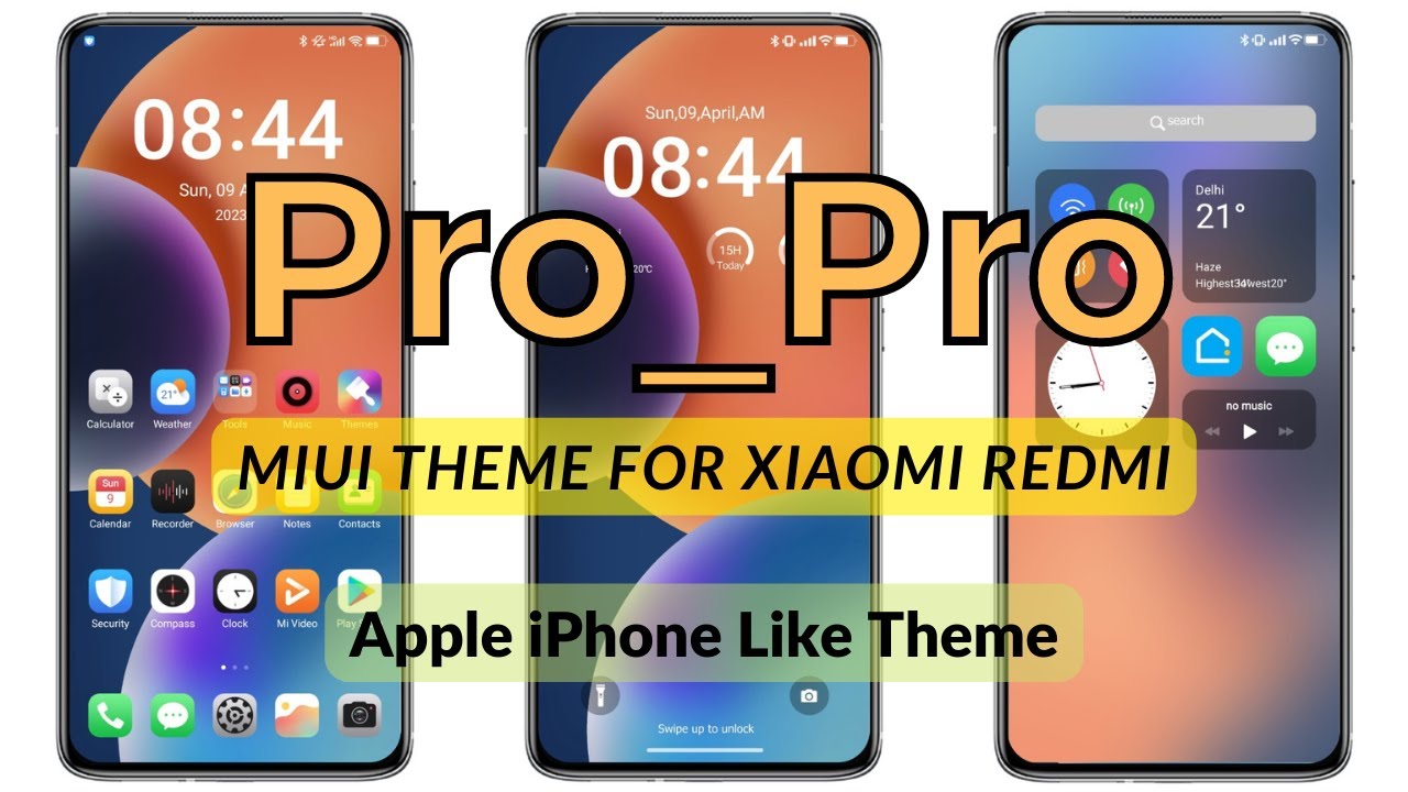 Apple iPhone Like MIUI theme: Pro_Pro