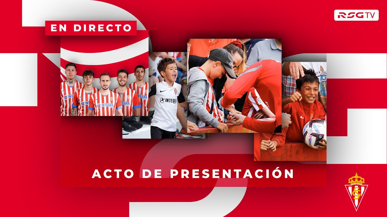 Acto de presentación en El Molinón