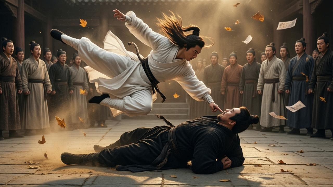 Ip Man risks his life by breaking his arm, then turns the tables with a fatal pressure point strike!