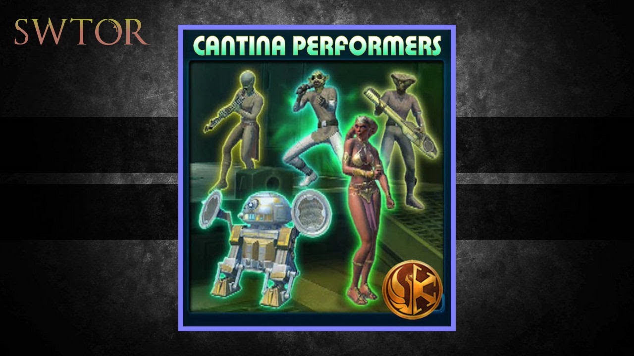SWTOR - Cantina Performers Personnel Bundle / Stronghold Decorations / Cartel Market