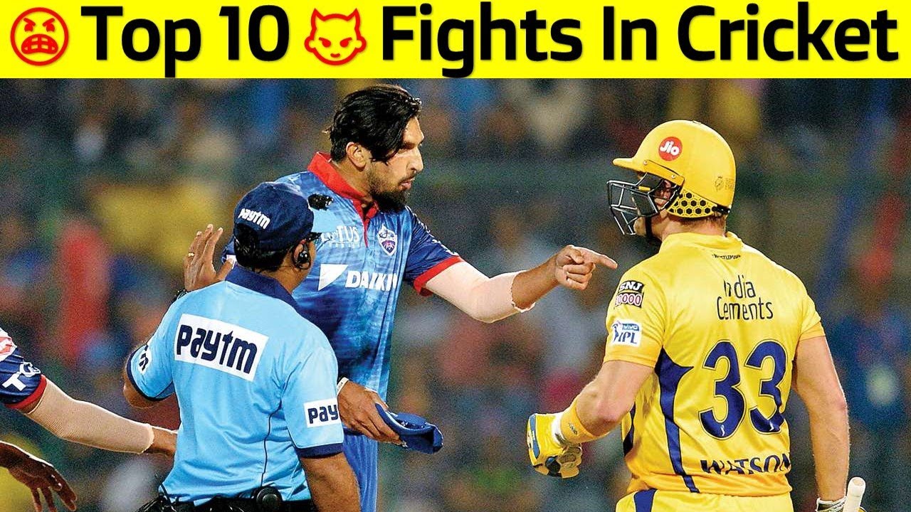 Top 10 High Voltage Fights In Cricket History | Cricket Fights l SPORTIFY