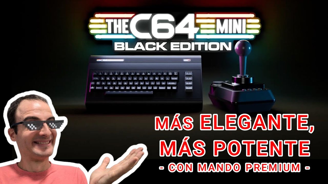 &iexcl;The C64 Mini Black Edition es REAL! M&aacute;s potente, m&aacute;s elegante, m&aacute;s retro