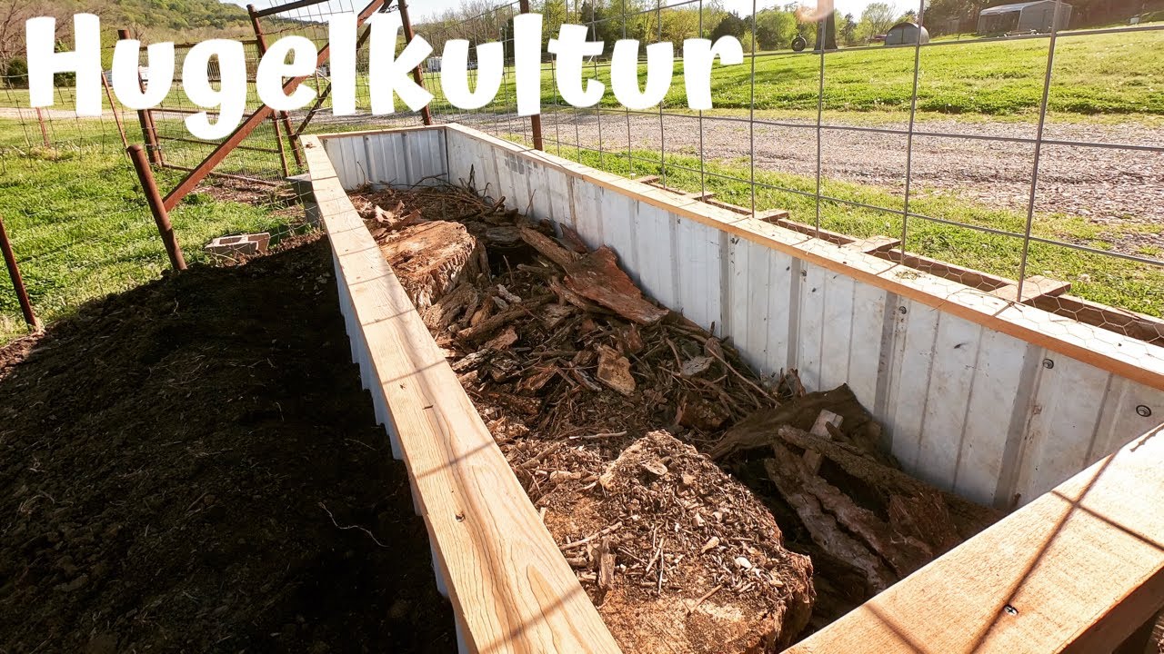 Hugelkultur Style Raised Bed | How We Filled Our Raised Bed For Free!