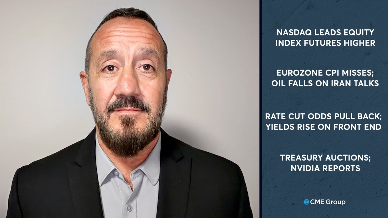 Stocks rise as oil volatility and NVIDIA earnings loom. 2/25/26