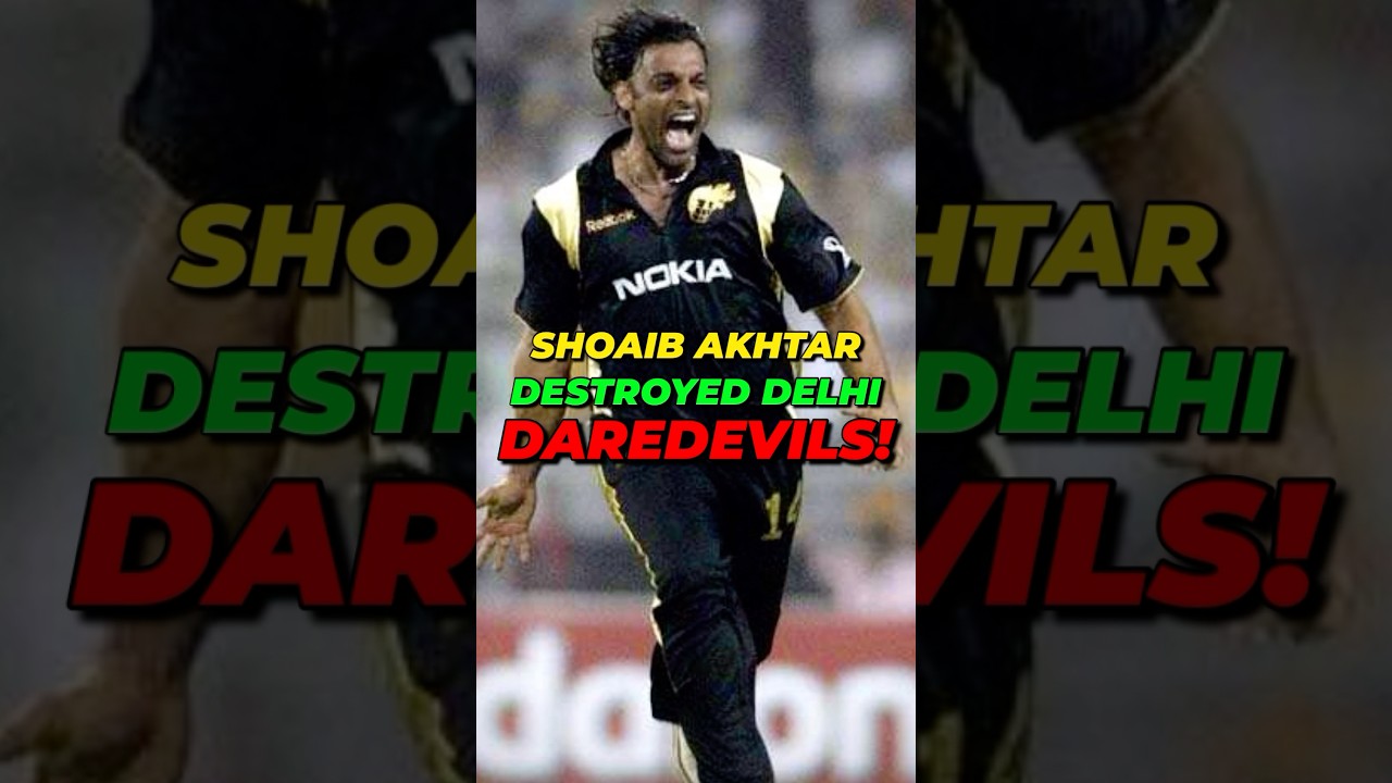When Shoaib Akhtar Player in IPL for the first time!