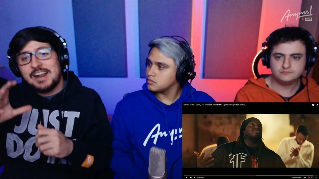 [Reacción] Chris Lebron , Sech , Jay Wheeler - Desde Mis Ojos Remix | ANYMAL LIVE 🔴
