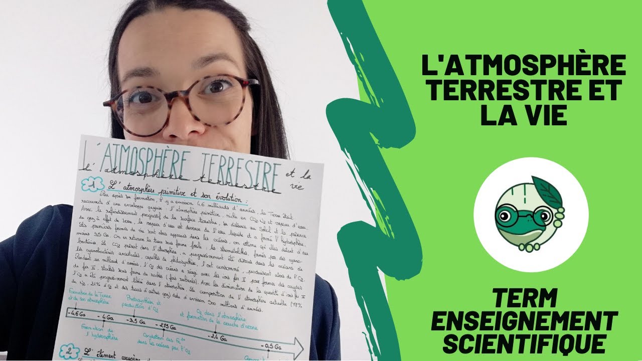L'atmosph&egrave;re terrestre et la vie - Term enseignement scientifique - Madame SVT