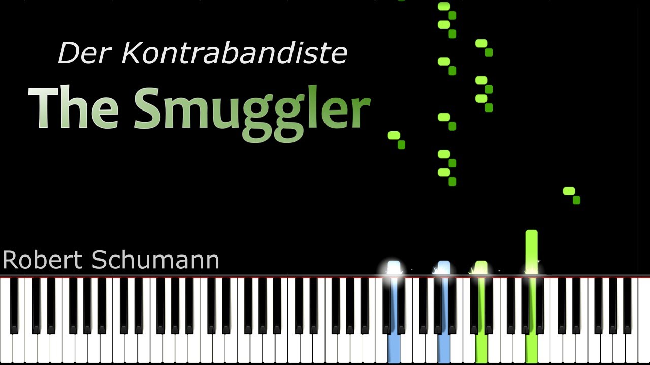 The Smuggler (Der Kontrabandiste) - Robert Schumann | Piano Tutorial | Synthesia | How to play