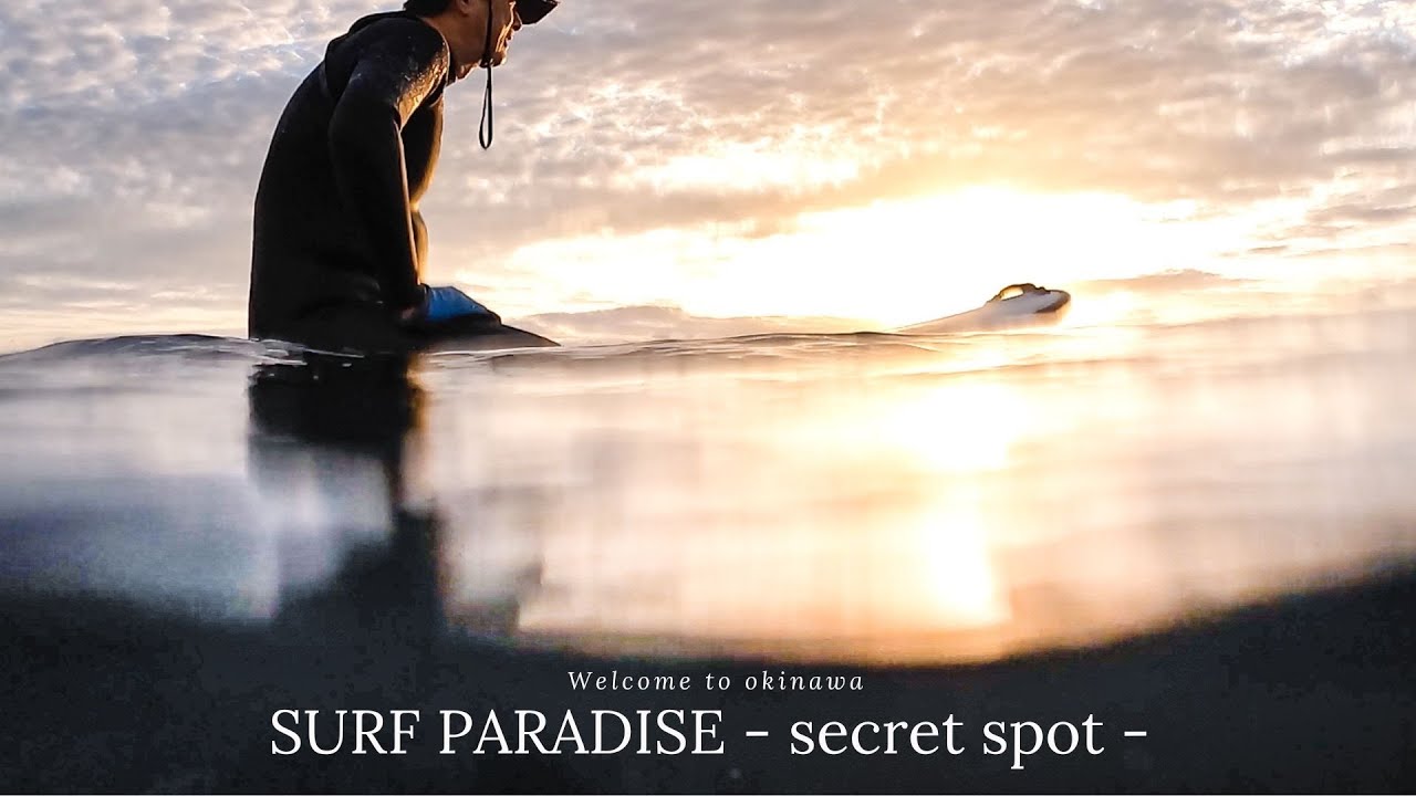 波あり、風なし、グラッシー。誰の邪魔もされないサーフ天国。