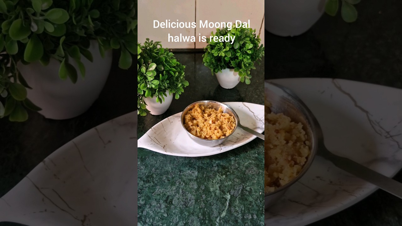 Indulge in the rich flavors of Moong Dal Halwa 