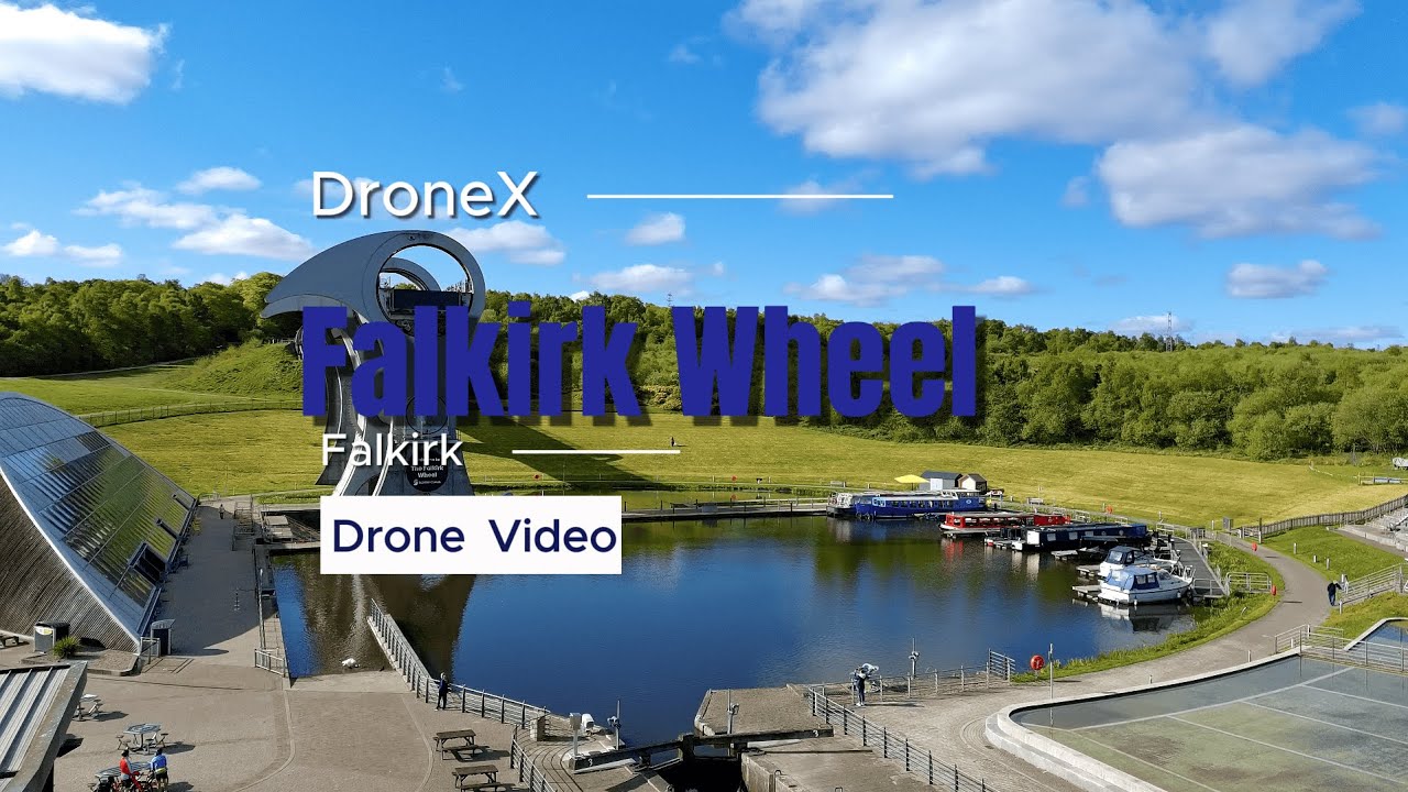 Mesmerizing Aerial Views of the Falkirk Wheel in 4K