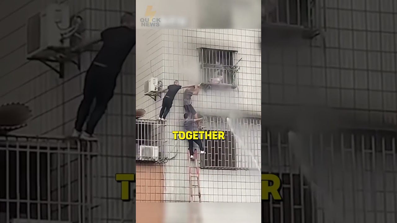 Они оказались в ловушке внутри горящего дома...