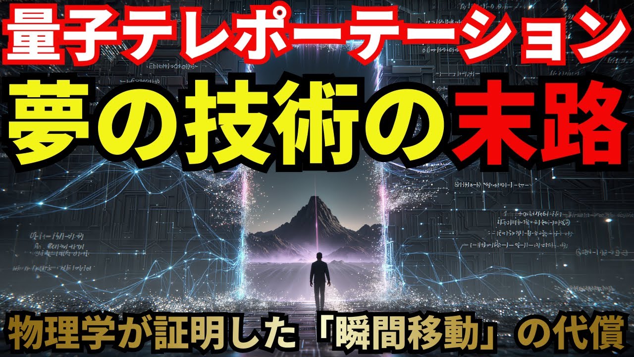 【ゆっくり解説】物理学が証明した「瞬間移動」の代償がヤバすぎる…。人間を転送すると何が起きる？現実版「どこでもドア」の仕組みと限界。