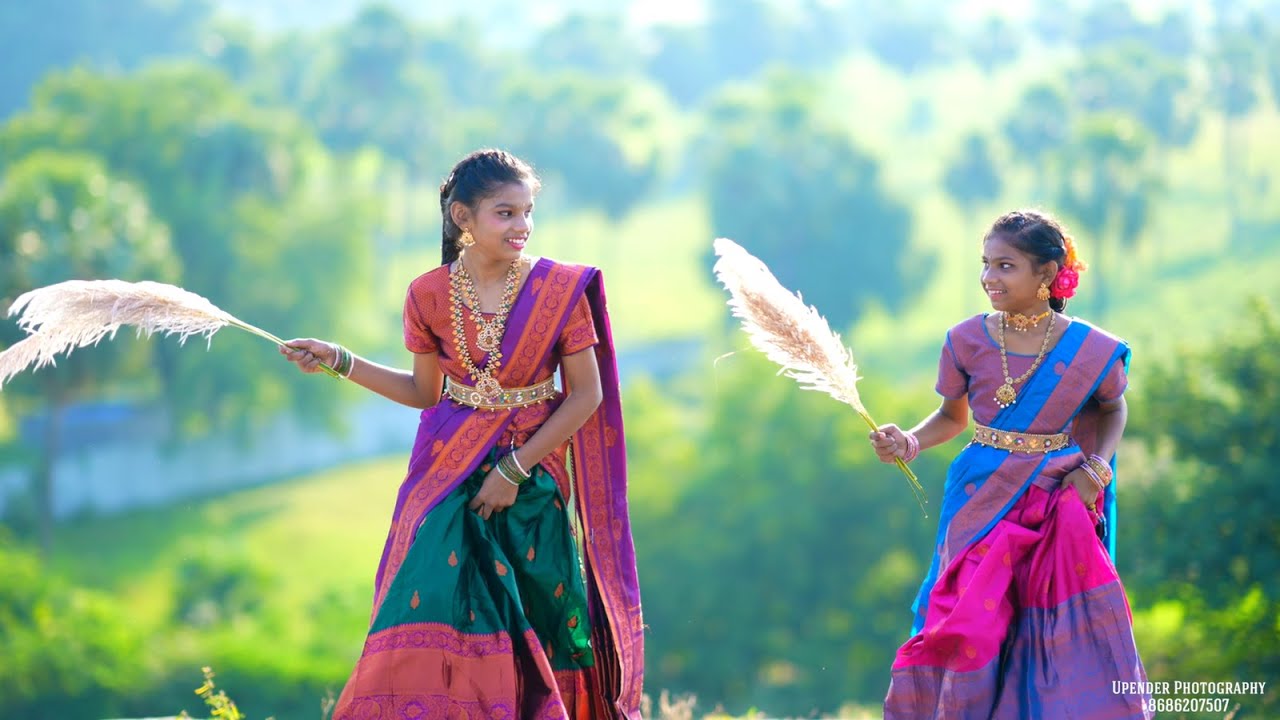 Outdoor half saree teaser vinuthna-dakshitha