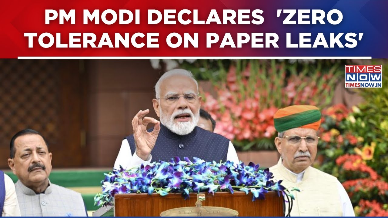 PM Modi Declares 'Zero Tolerance On Paper Leaks'; Calls It 'National Concern' | NEET Exam Row