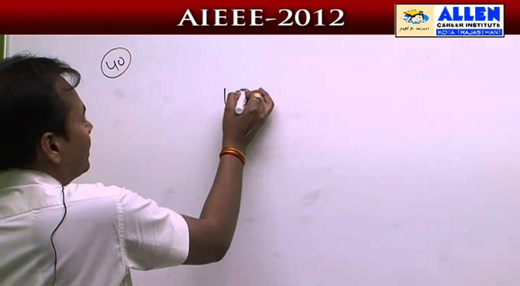 AIEEE 2012 ,Video Solution , Maths (Code-D), Qno -31,35,39,40,43,57 by: Rajesh Vijay sir