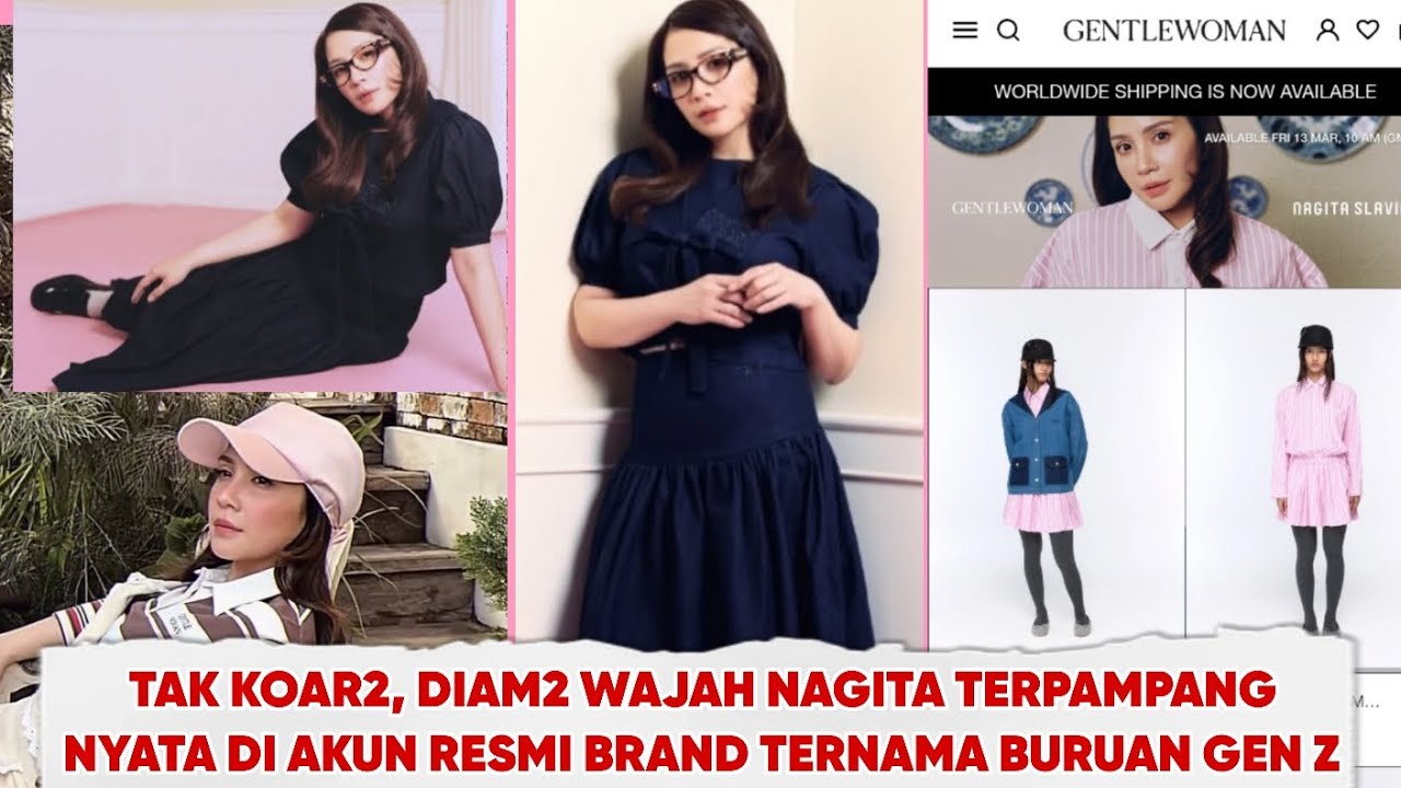 DIAM2 GO INTERNATIONAL, WAJAHNYA NAGITA SLAVINA NONGOL DI AKUN RESMI BRAND TERNAMA DUNIA TANPA KOAR2