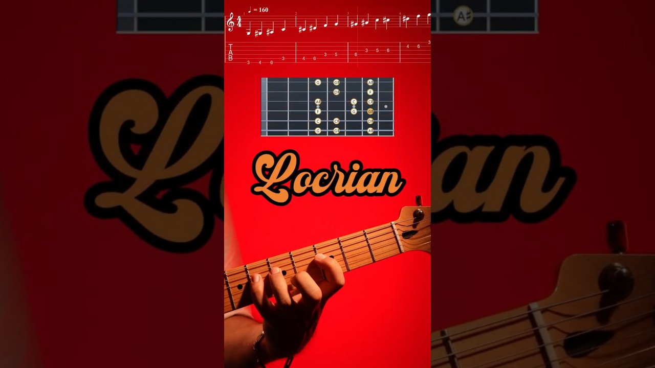 Pure Evil Sound 👿 Discover the Locrian Mode on Guitar