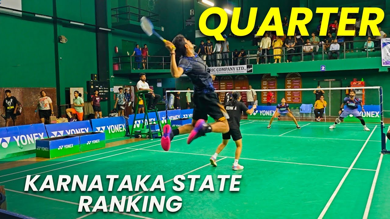 ASHITH SURYA/AMRUTHA Vs PUNITH S/ADITI DEEPAK | KARNATAKA STATE RANKING BADMINTON TOURNAMENT 2026