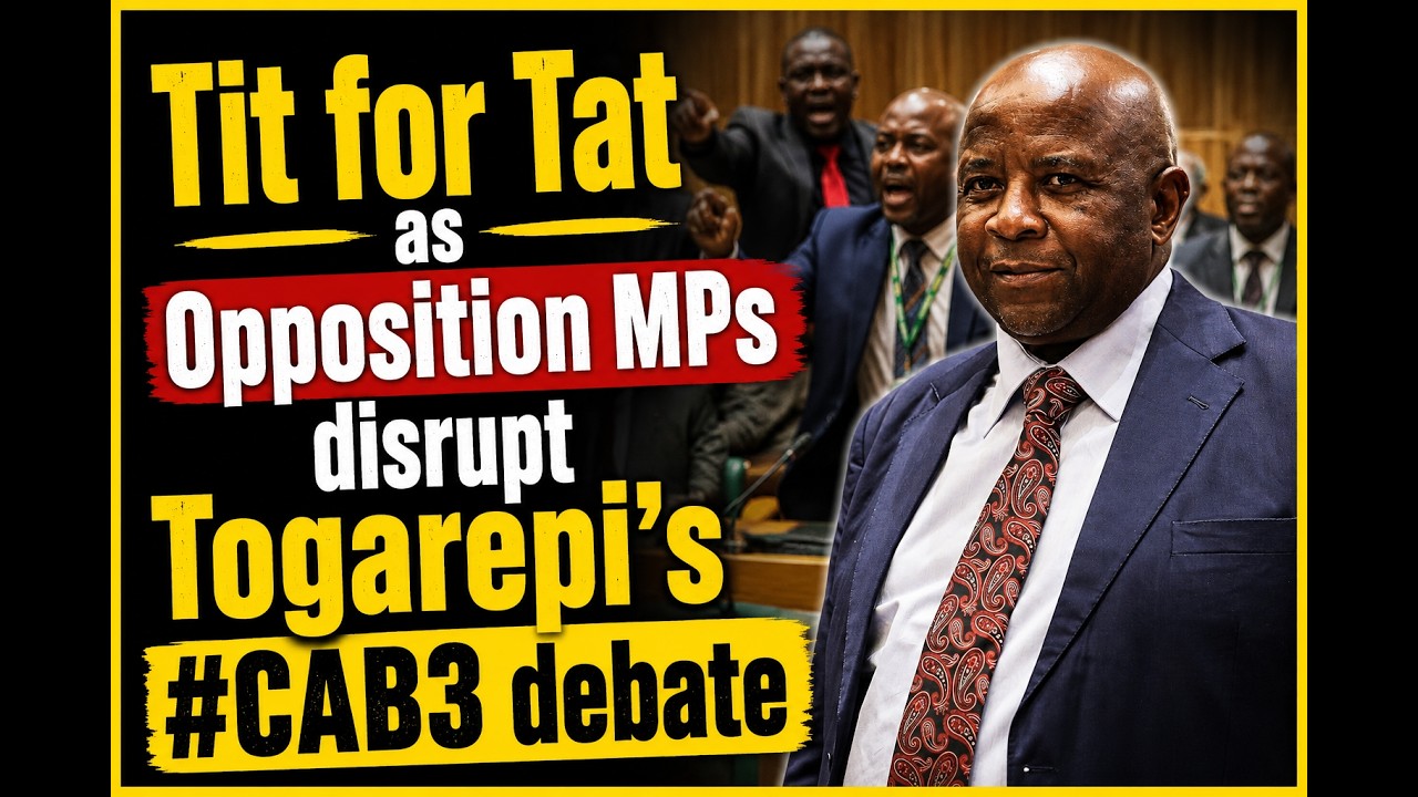 Opposition MPs disrupt Pupurai Togarepi's #CAB3 debate