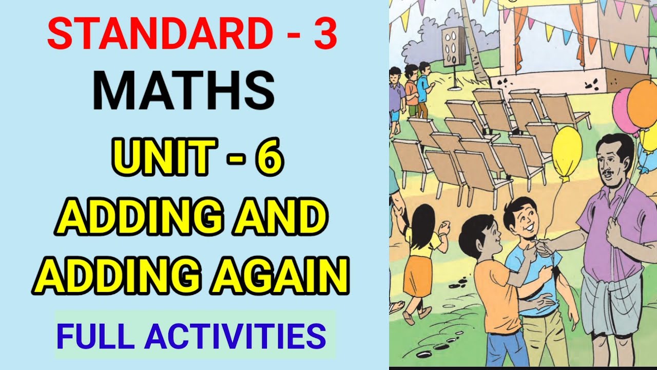 ADDING AND ADDING AGAIN |STD 3 MATHS UNIT 6 | CLASS 3 NEW MATHS CHAPTER 6 | Edu Mate