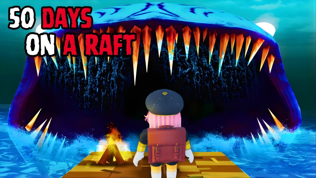 50 Days on a Raft - Full Game Walkthrough & Ending - Roblox