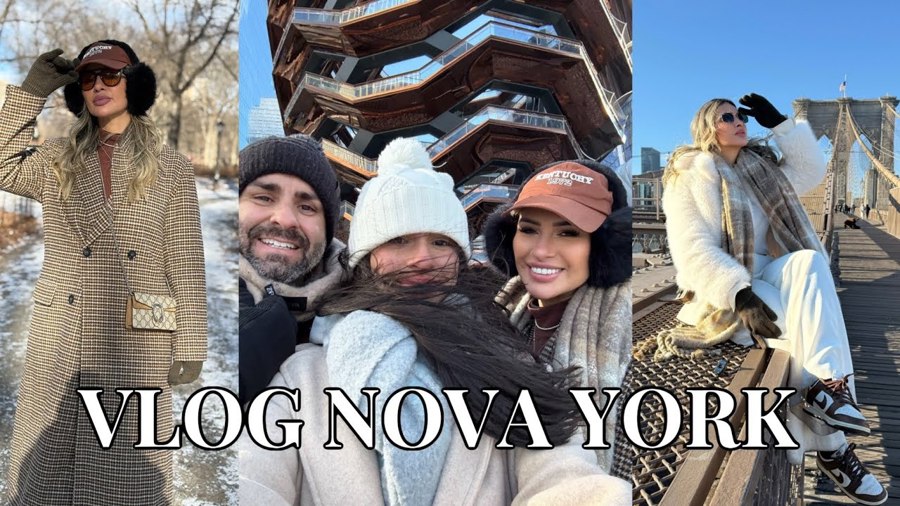 NOVA YORK EM 3 DIAS conhecemos a neve ❄️melhores passeios, dicas e diversão