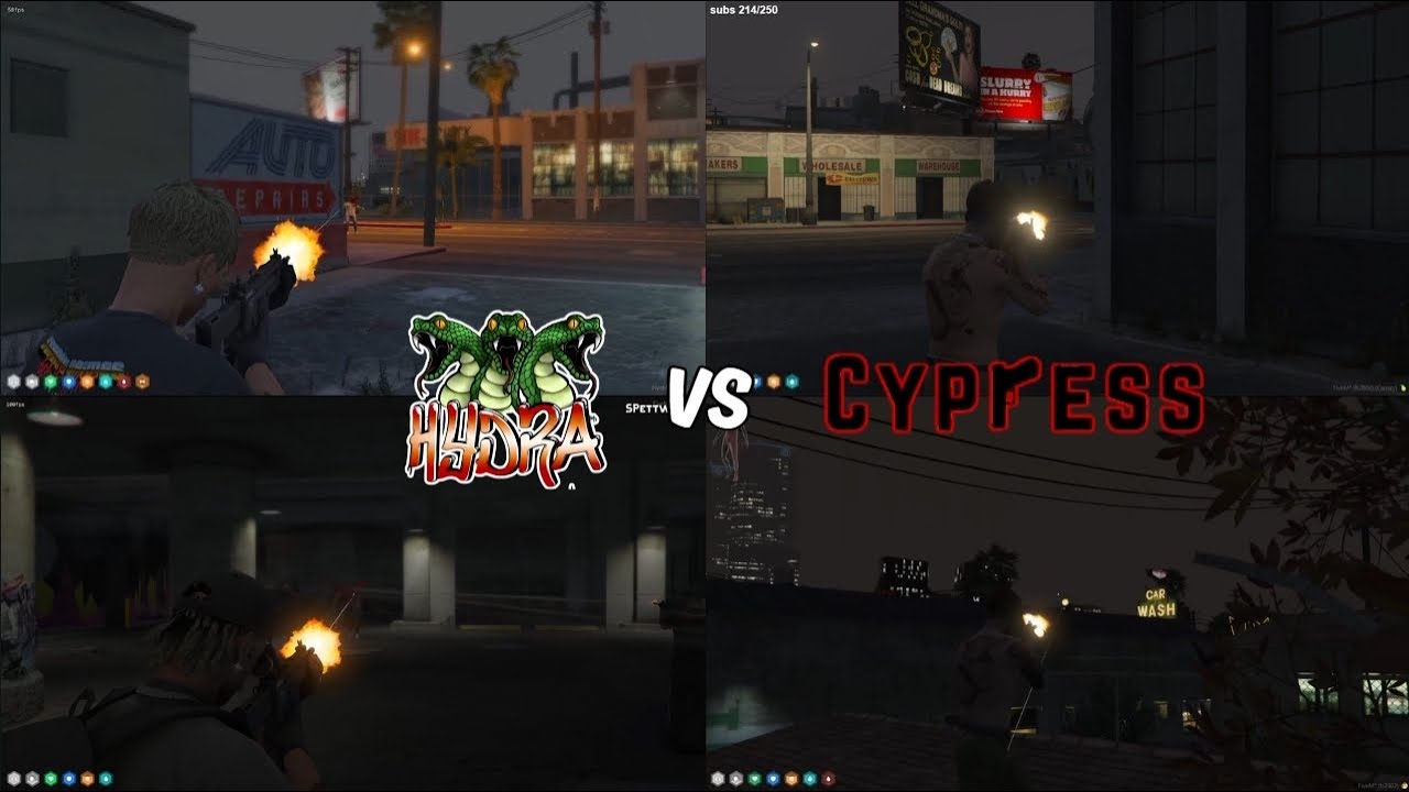 Hydra vs Cypress In The Southside | Multi POV | NoPixel 4.0 GTA RP
