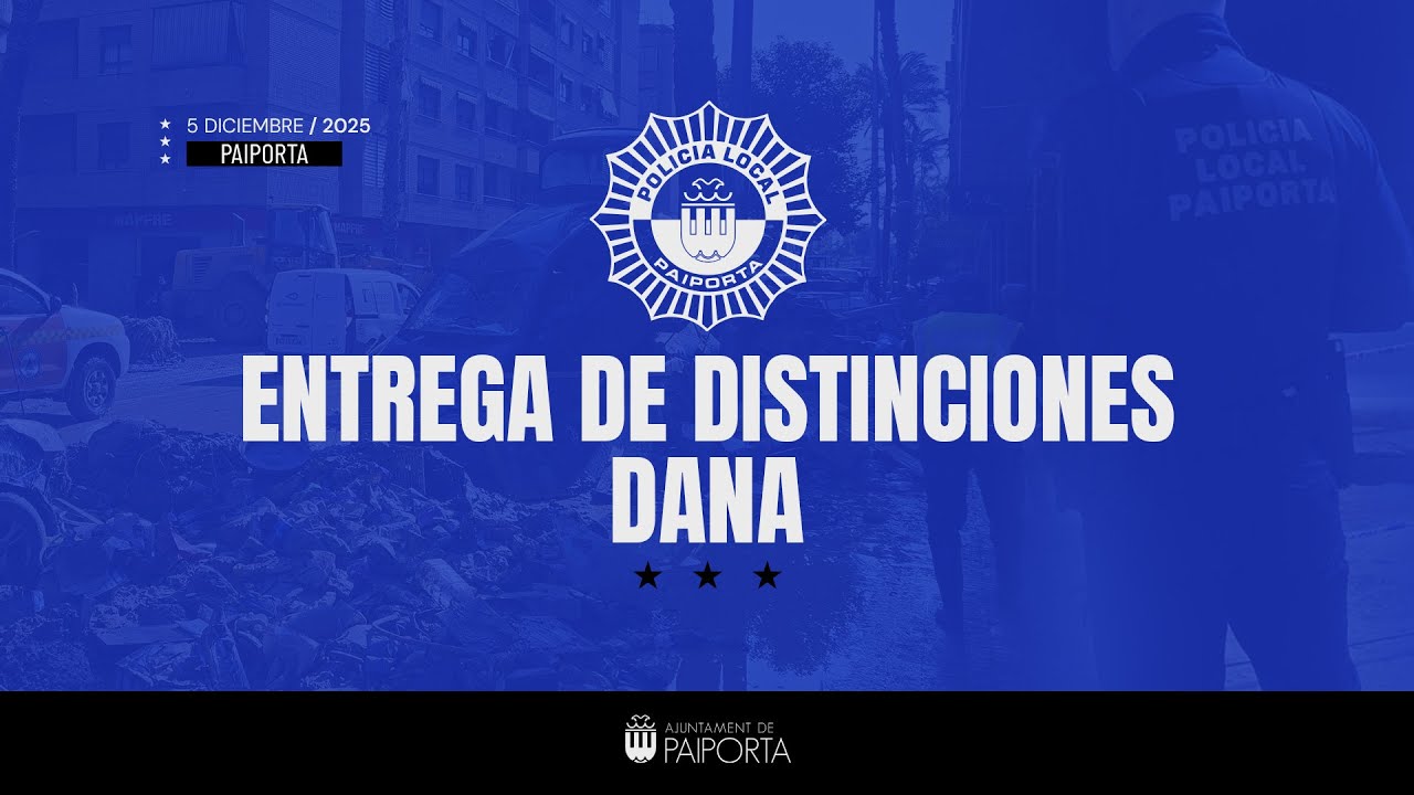 ACTO DE ENTREGA DE DISTINCIONES DANA