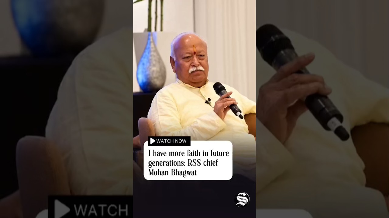 I have more faith in future generations: RSS chief Mohan Bhagwat