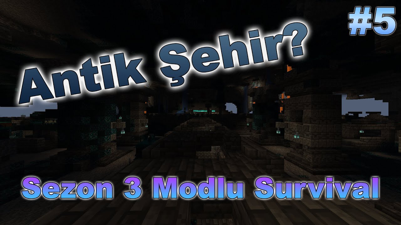 Antik Şehir? - Minecraft Sezon 3 Modlu Survival Bölüm 5