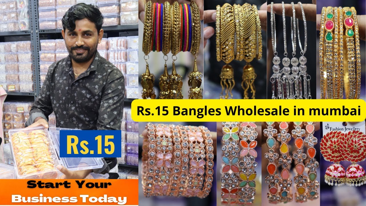 Bangles Wholesale Market in Mumbai | Metal Bangles, Gold Bangles, Rose Gold Bangles Wholesale Market