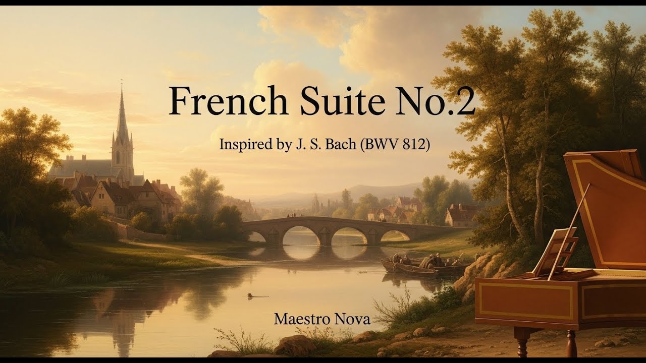 French Suite No.2 | Neo-Baroque Meditation Inspired by Bach (BWV 812)
