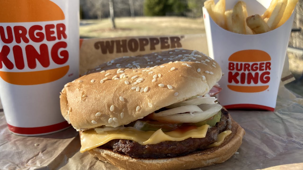 BURGER KING FAMOUS WHOPPER MEAL $6.99 plus tax