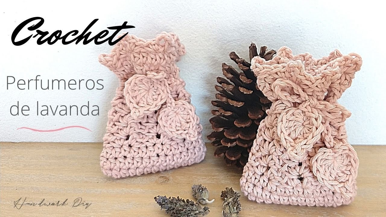 Cómo tejer bolsa a crochet para perfumero