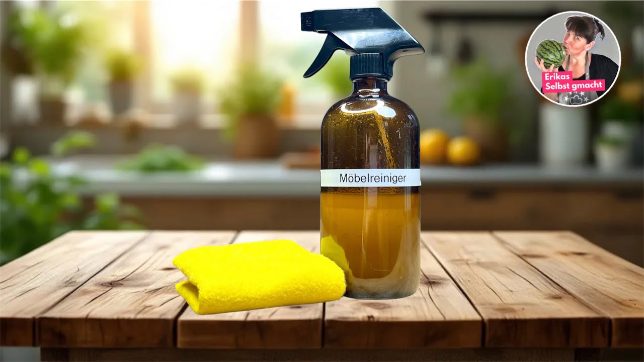 Möbelreiniger selber machen in 5 Minuten | Einfaches Hausmittel-Rezept