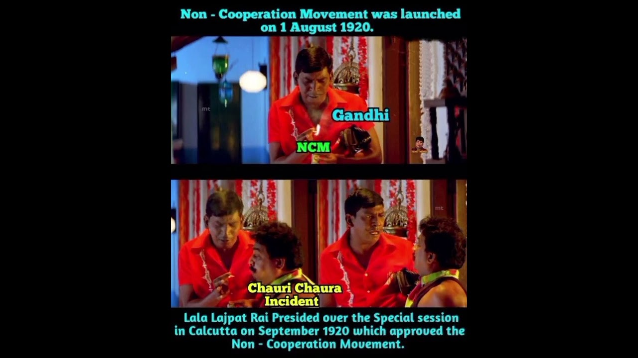 Non co-operation#railway #ssc #tnpscmemes #tnusrb #gandhi #independence#modernhistory #memes #tnpsc